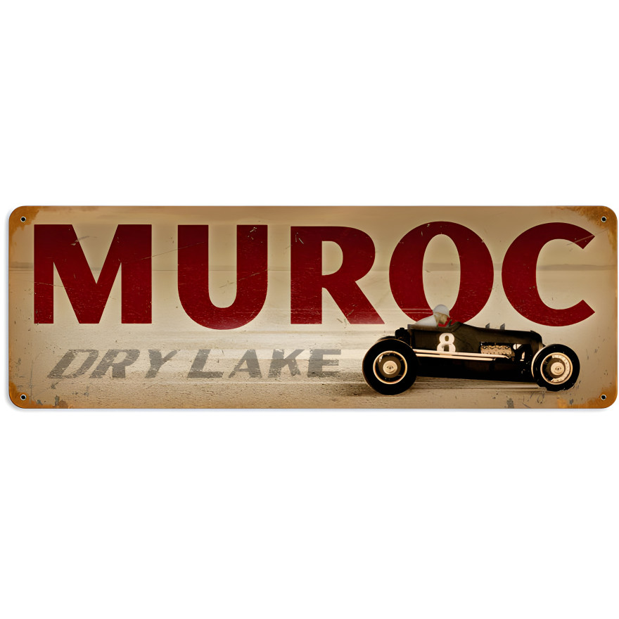 Muroc Metal Sign - 24" x 8"