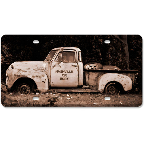 Nashville Metal Sign - 12" x 6"