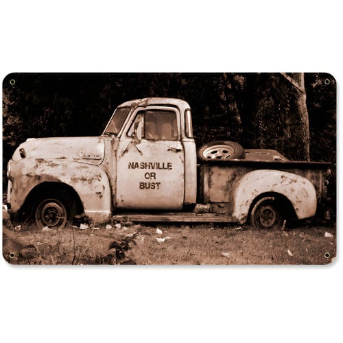 Nashville Truck Sign - 14" x 8"