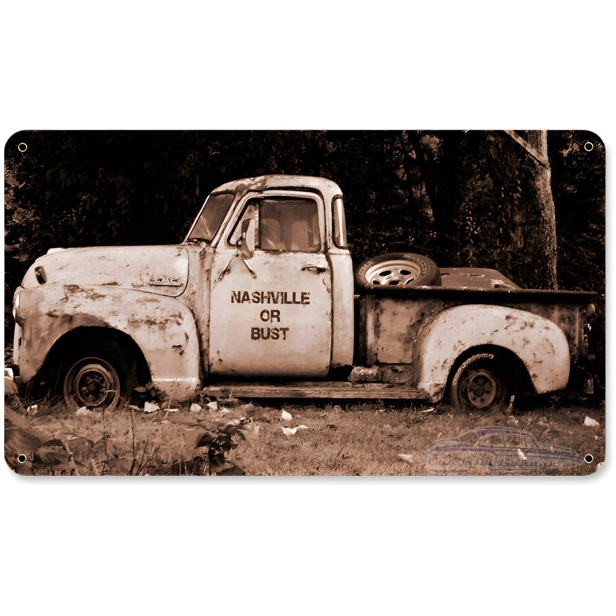 Nashville Truck Sign - 14" x 8"