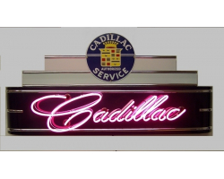 48" wide Neon Cadillac Sign