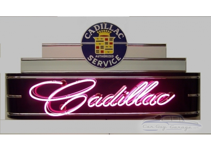 48" wide Neon Cadillac Sign