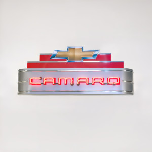 Chevrolet Camaro Bowtie Neon Sign - 48" x 24"