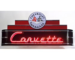 48" wide Corvette C1 Neon Sign