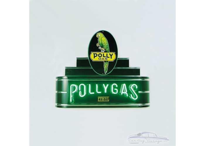 34" wide Polly Gas Neon Sign