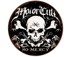 No Mercy Metal Sign - 28" Round