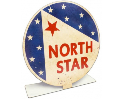 North Star Gas Topper Metal Sign