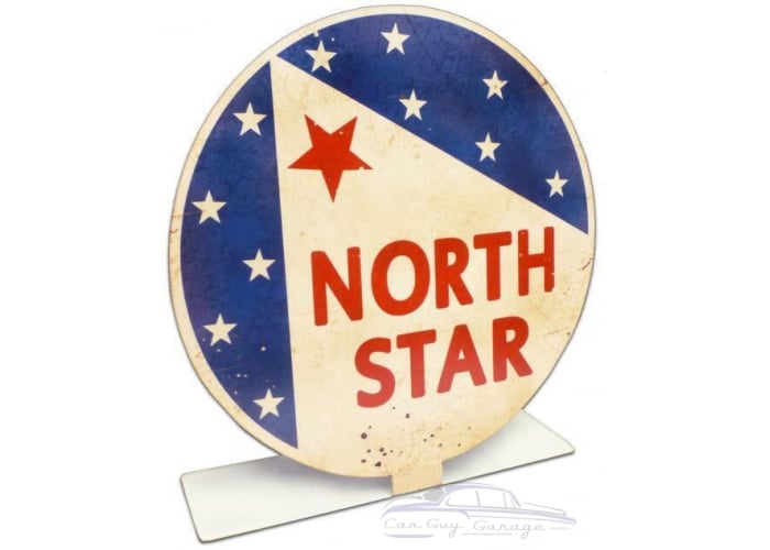 North Star Gas Topper Metal Sign