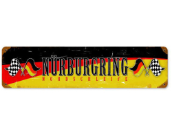 Nurburgring Metal Sign - 20" x 5"