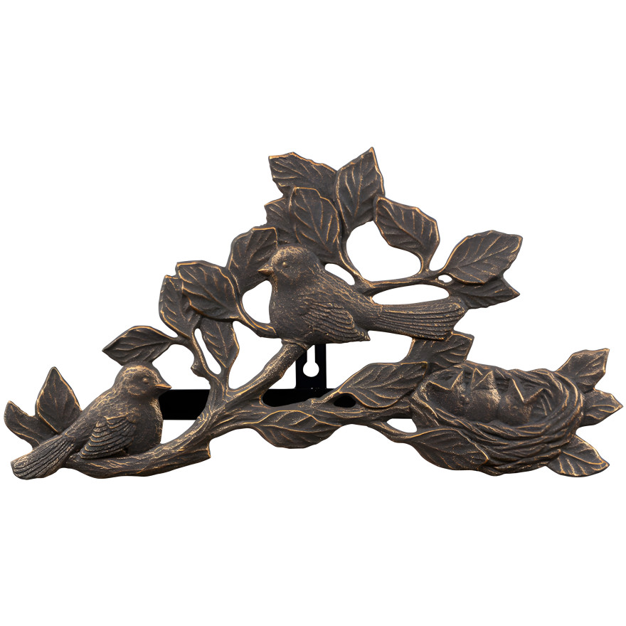 Oil Rub Bronze Birds and Chicks Hose Holder Oil Rub Bronze Birds and Chicks Hose Holder