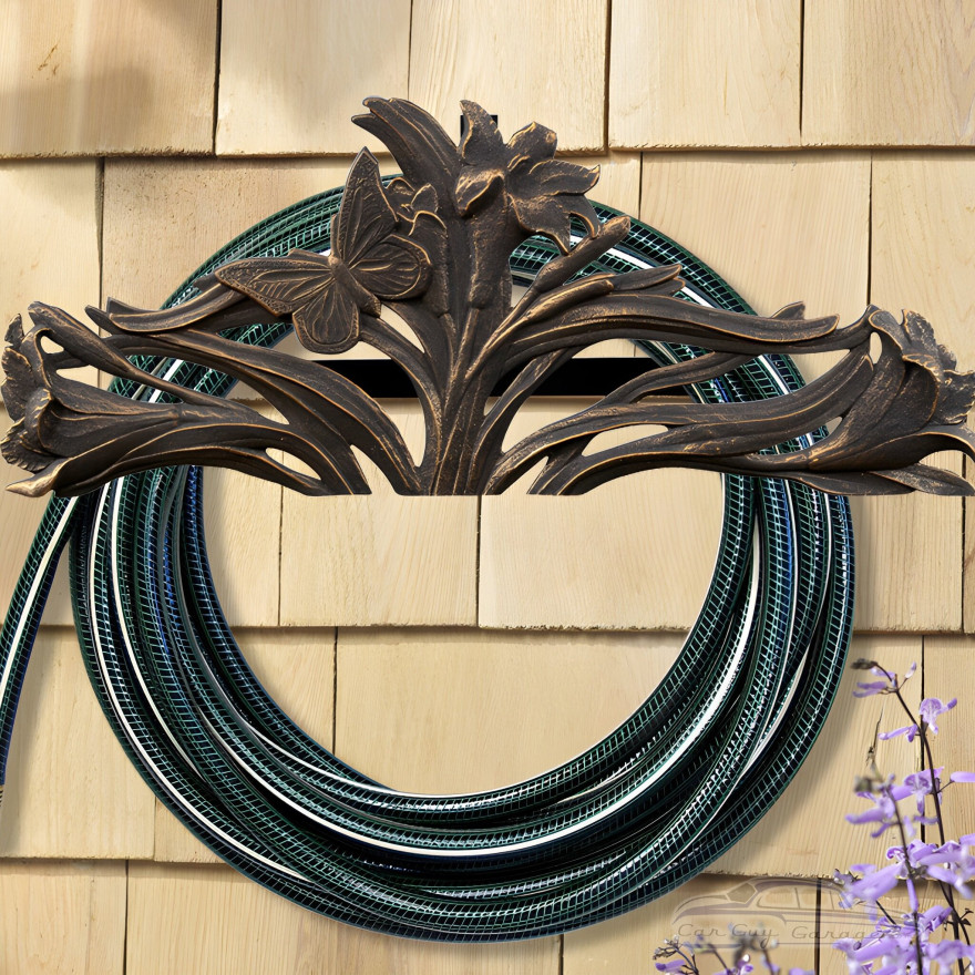 Oil Rub Bronze Butterfly Hose Holder Oil Rub Bronze Butterfly Hose Holder