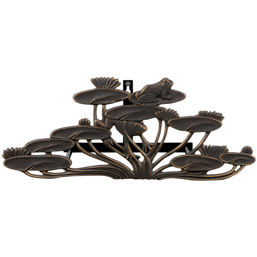 Oil Rub Bronze Frog Cast Aluminum Hose Hanger