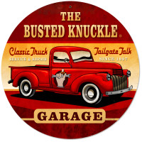 Old Truck Sign - 14" Round