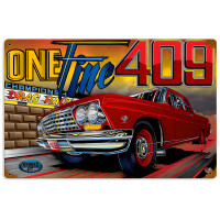 One Fine 40 Metal Sign - 18" x 12"