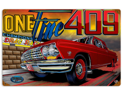 One Fine 40 Metal Sign - 18" x 12"