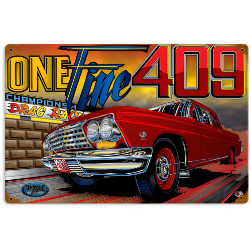 One Fine 40 Metal Sign - 18" x 12"