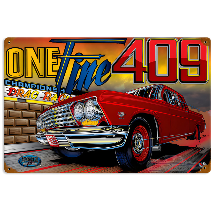 One Fine 40 Metal Sign - 18" x 12"