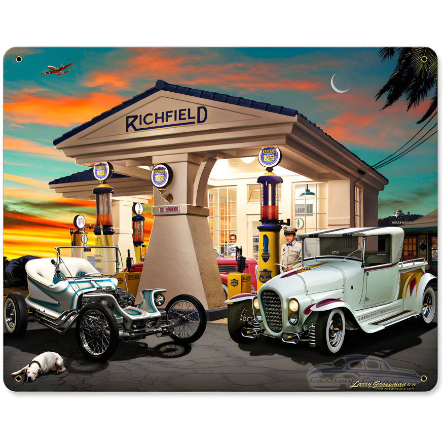 Outlaw and the Ala Kart Metal Sign - 15" x 12"