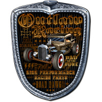 Outlaw Racing Grill Metal Sign - 24" x 30"