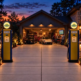 Can You Put a Reproduction Gas Pump Outside?