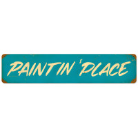 Paintin Place Sign - 28" x 6"