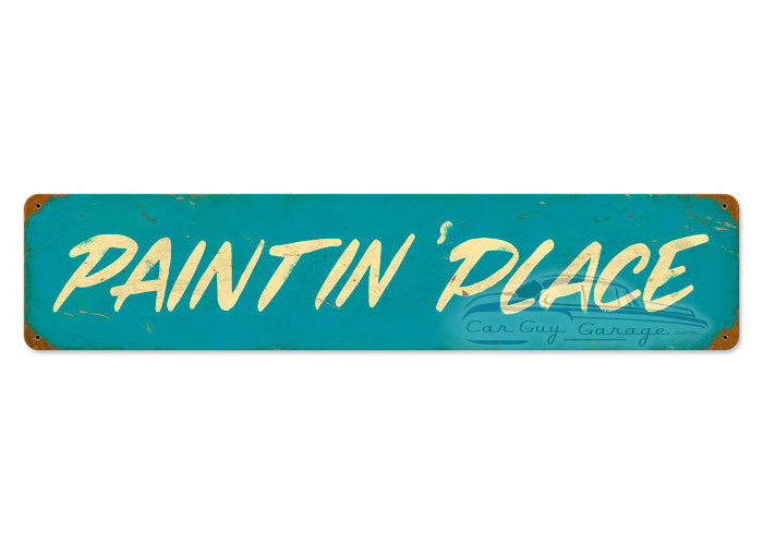 Paintin Place Sign - 28" x 6"
