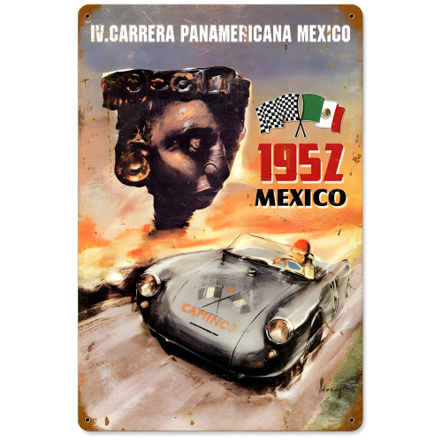 Panamericana Metal Sign - 18" x 12"