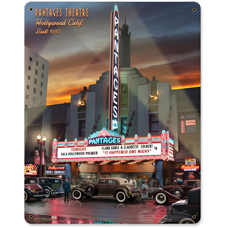 Pantages Sign - 12" x 15"