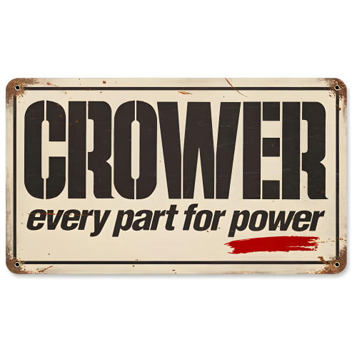 Parts for Power Metal Sign - 14" x 8"