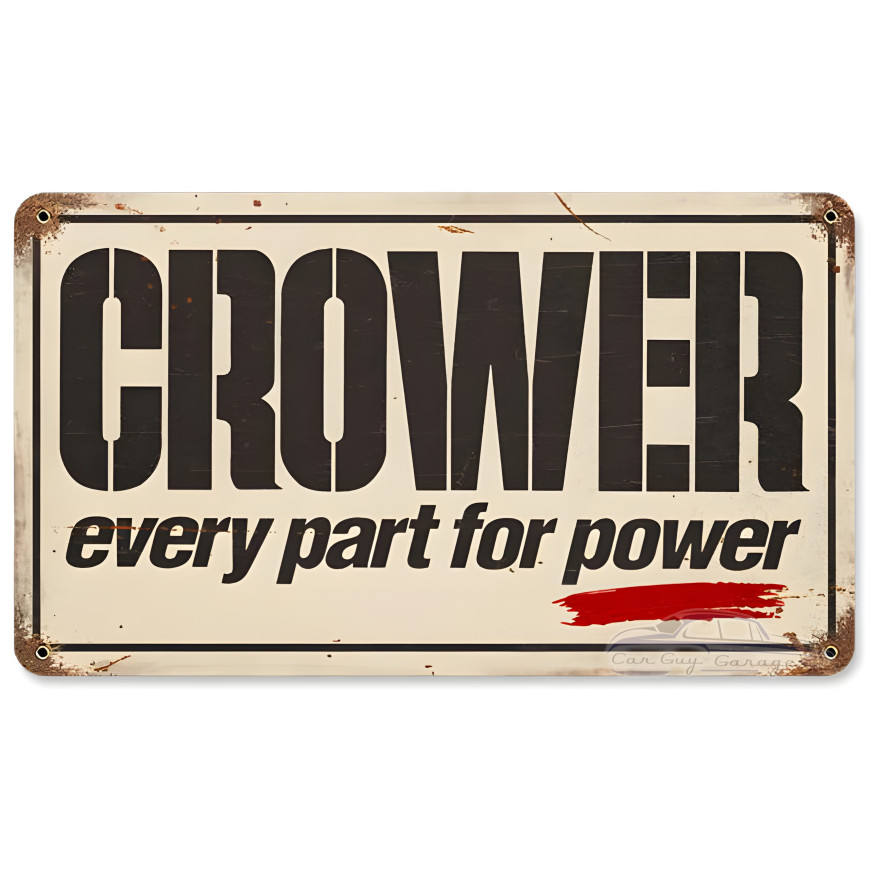 Parts for Power Metal Sign - 14" x 8"