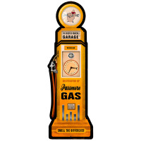 Passmore Gas Pump Sign - 7" x 24"