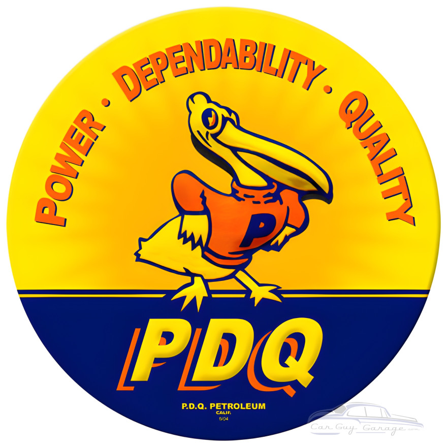PDQ Duck Metal Sign - 14" Round
