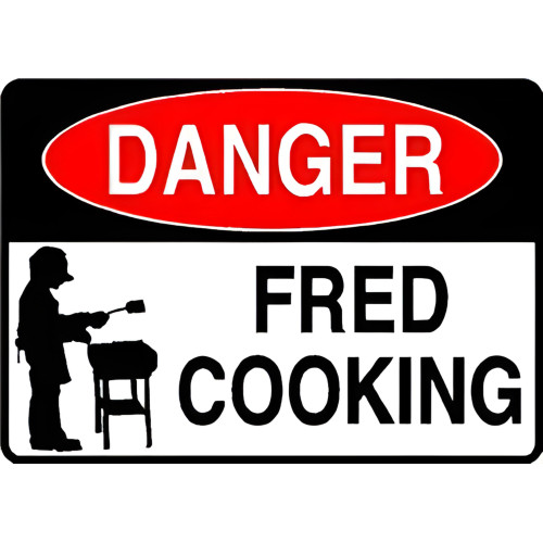 Personalized Aluminum Cooking Sign