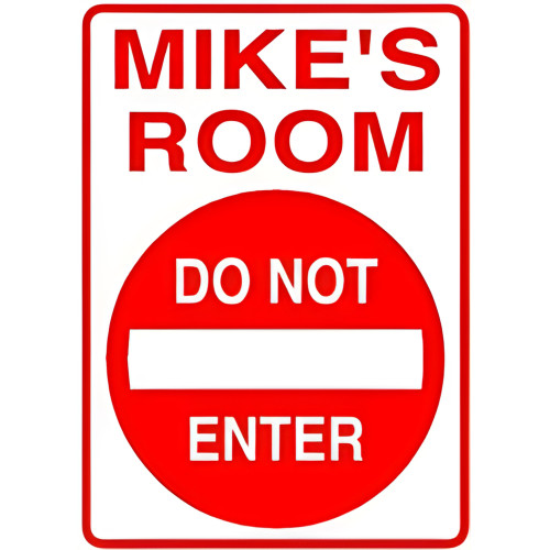 Personalized Aluminum Do Not Enter Sign
