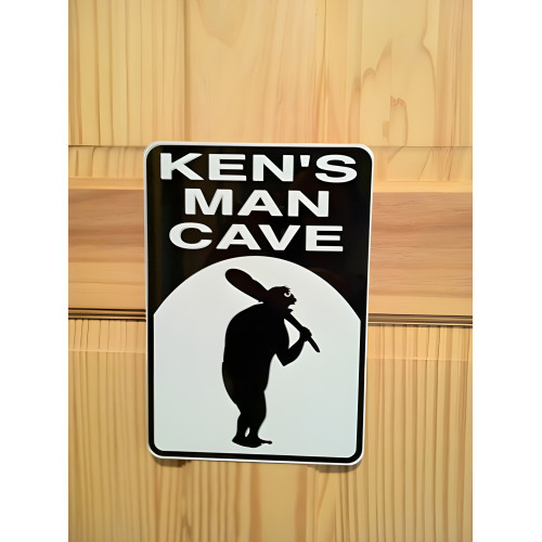 Personalized Man Cave Sign