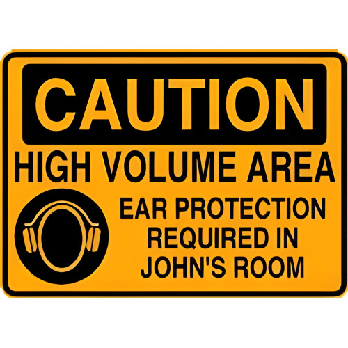 Personalized Aluminum High Volume Sign