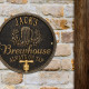 Personalized Cast Aluminum Oak Barrel Beer Pub Plaque Personalized Cast Aluminum Oak Barrel Beer Pub Plaque