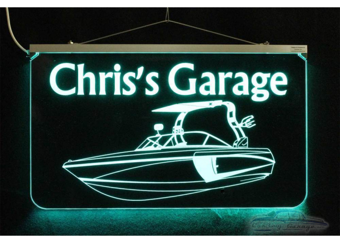 Personalized LED Color Changing Boat Sign