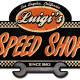 Personalized Speed Shop Metal Sign - 23" x 15"