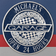 Personalized Victory Lane Garage Sign - Cast Aluminum Round Plaque