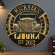 Personalized Cast Aluminum Vintage Car Garage Plaque