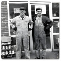 Photo Coveralls Metal Sign - 12" x 12"