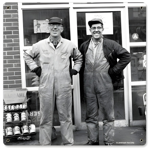 Photo Coveralls Metal Sign - 12" x 12"