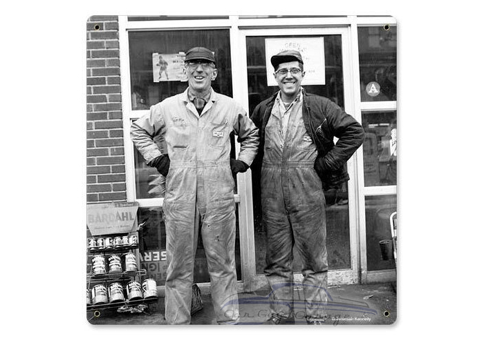 Photo Coveralls Metal Sign - 12" x 12"