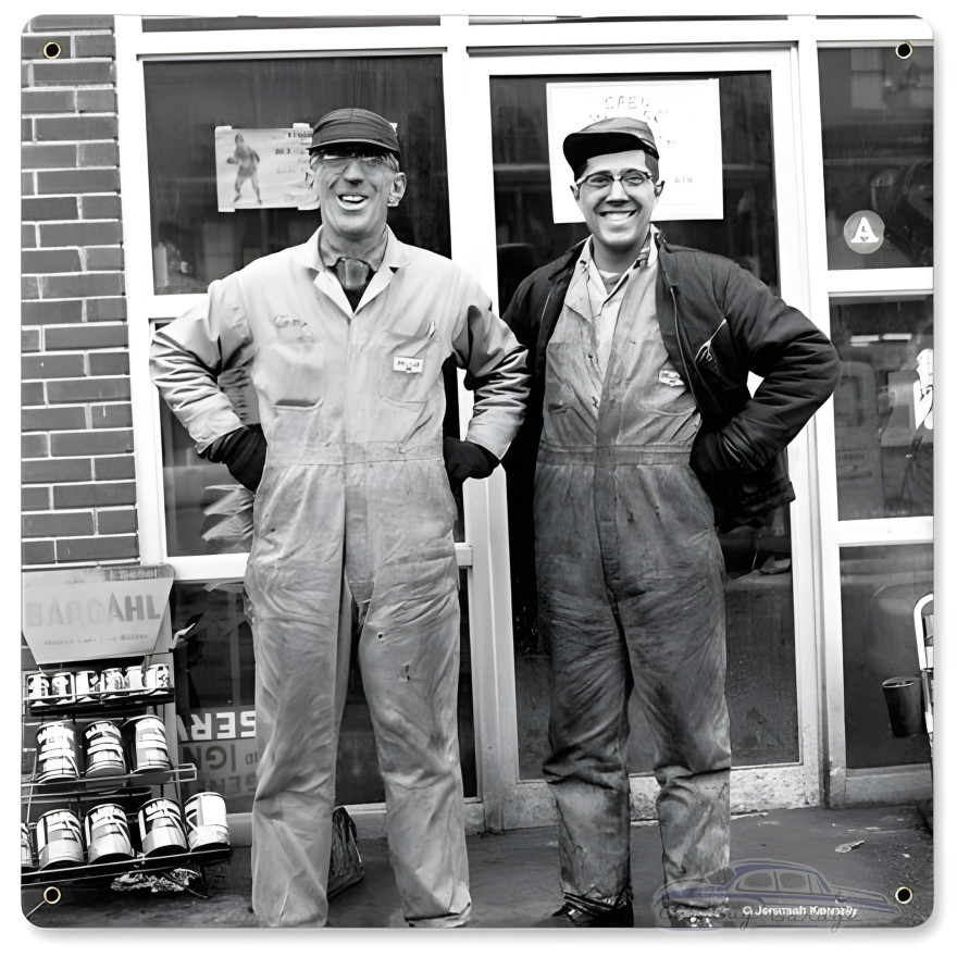 Photo Coveralls Metal Sign - 12" x 12"
