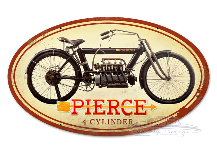 Pierce 4 Cylinder Sign