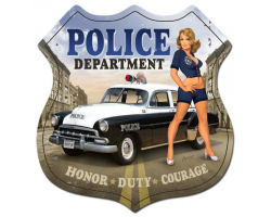 Police Department Sign - 15" x 15"