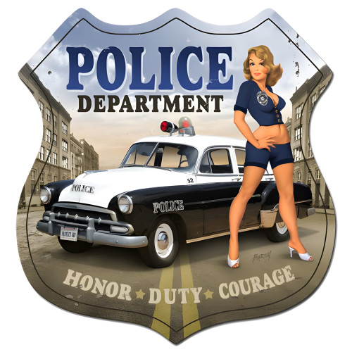 Police Department Sign - 15" x 15"