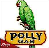 Polly Gas Metal Signs