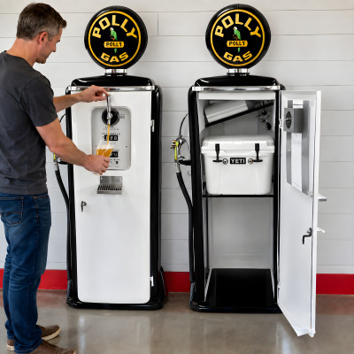 Gas Pumps That Run on Alcohol: Beer Taps and Hidden Bars